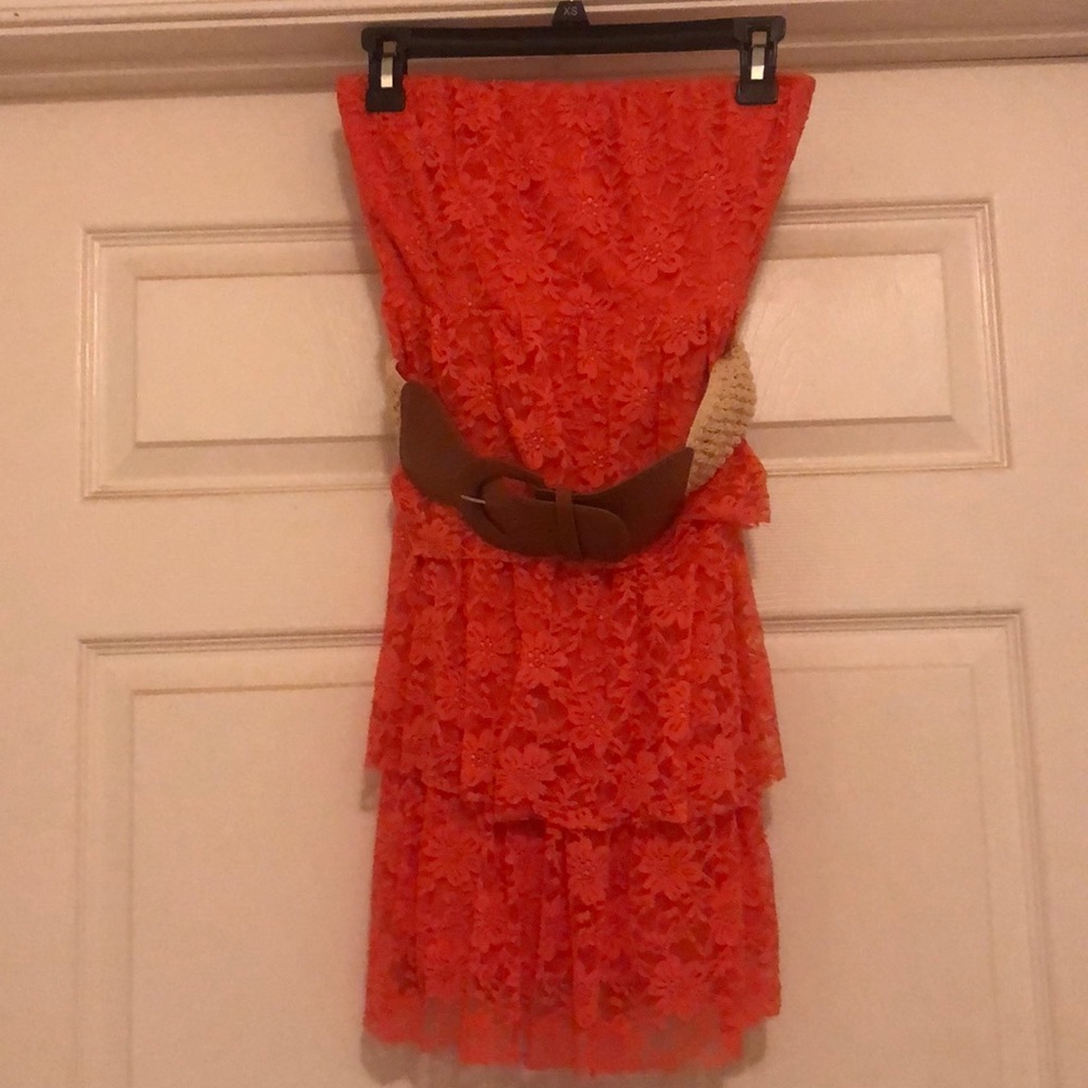 Strapless dress